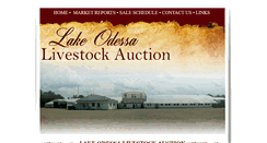 Desktop Screenshot of lakeodessalivestock.com